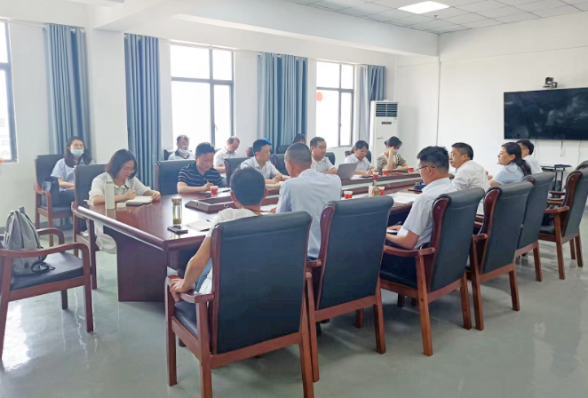 黃俊督導都昌公司復工復產、疫情防控、安全生產工作