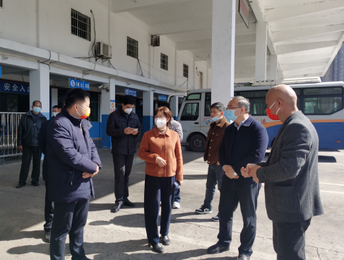 撫州長運：省市場監(jiān)管局領(lǐng)導(dǎo)蒞臨撫州客運總站督導(dǎo)春運工作