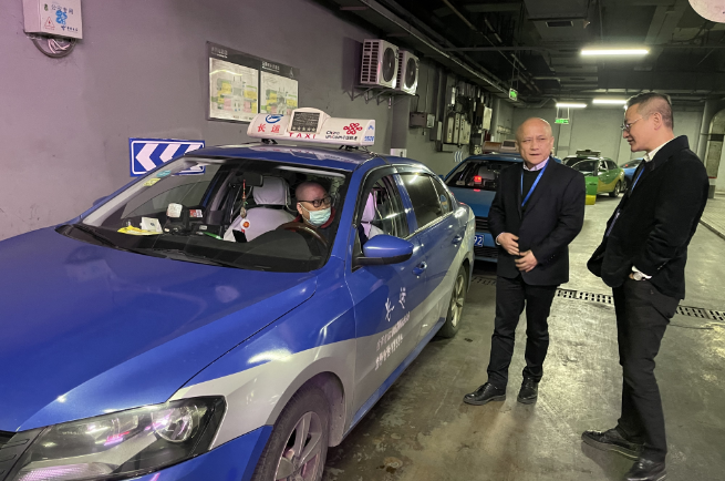 長運出租：公司領(lǐng)導下一線 督導文明創(chuàng)建