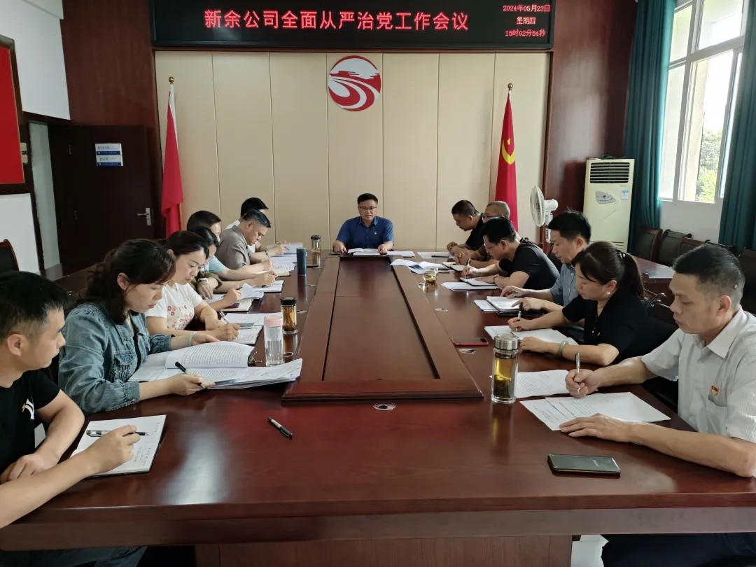 新余公司:召開2024年全面從嚴(yán)治黨工作會(huì)議