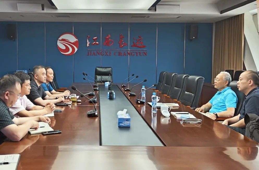 中物聯(lián)規(guī)劃研究院到江西長(zhǎng)運(yùn)交流調(diào)研 劉磊、占梁陪同