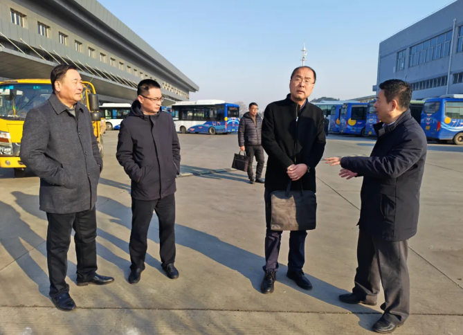 馬鞍山市交通運輸局領導調研馬鞍山長客